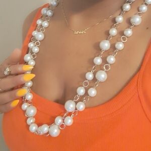 Long Pearl 31" Necklace